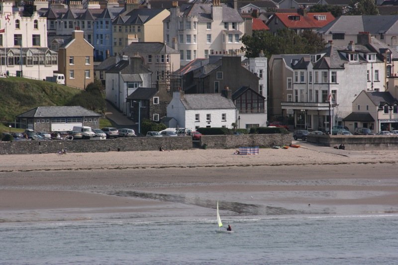 Sailing by the beach