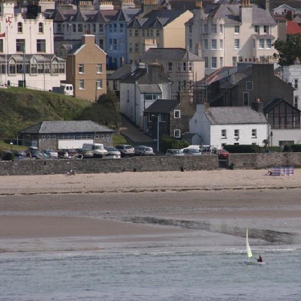 Sailing by the beach