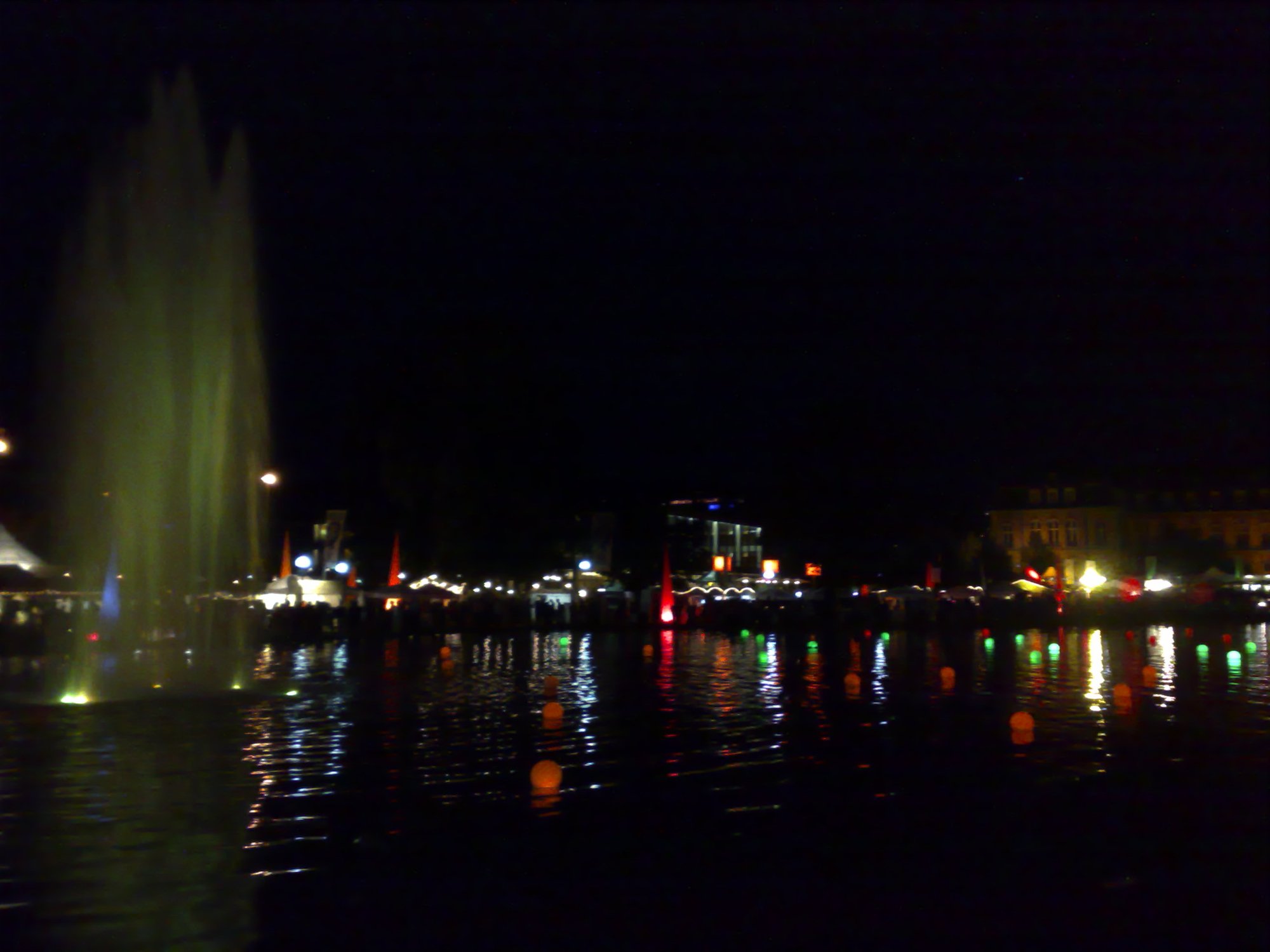 Sommerfest bei nacht