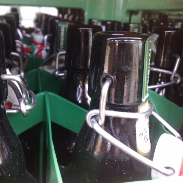 Empties at a fest
