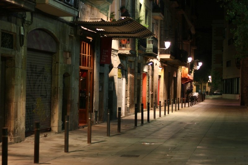 Little shops and bars