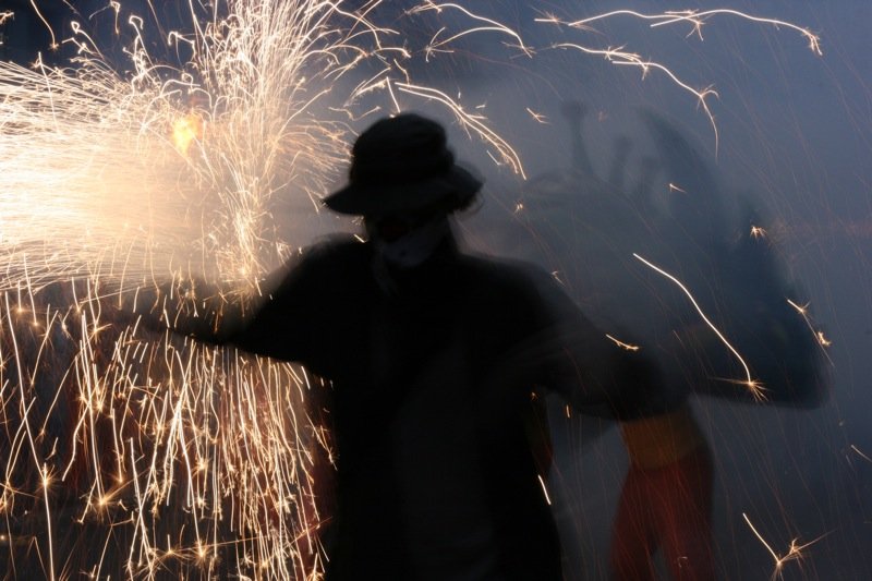 Mysterious figures