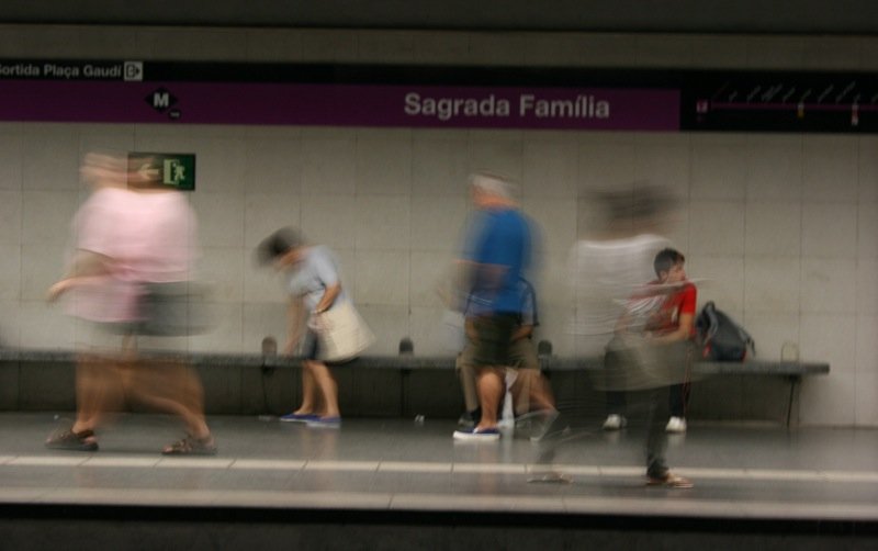 Passing through the Metro