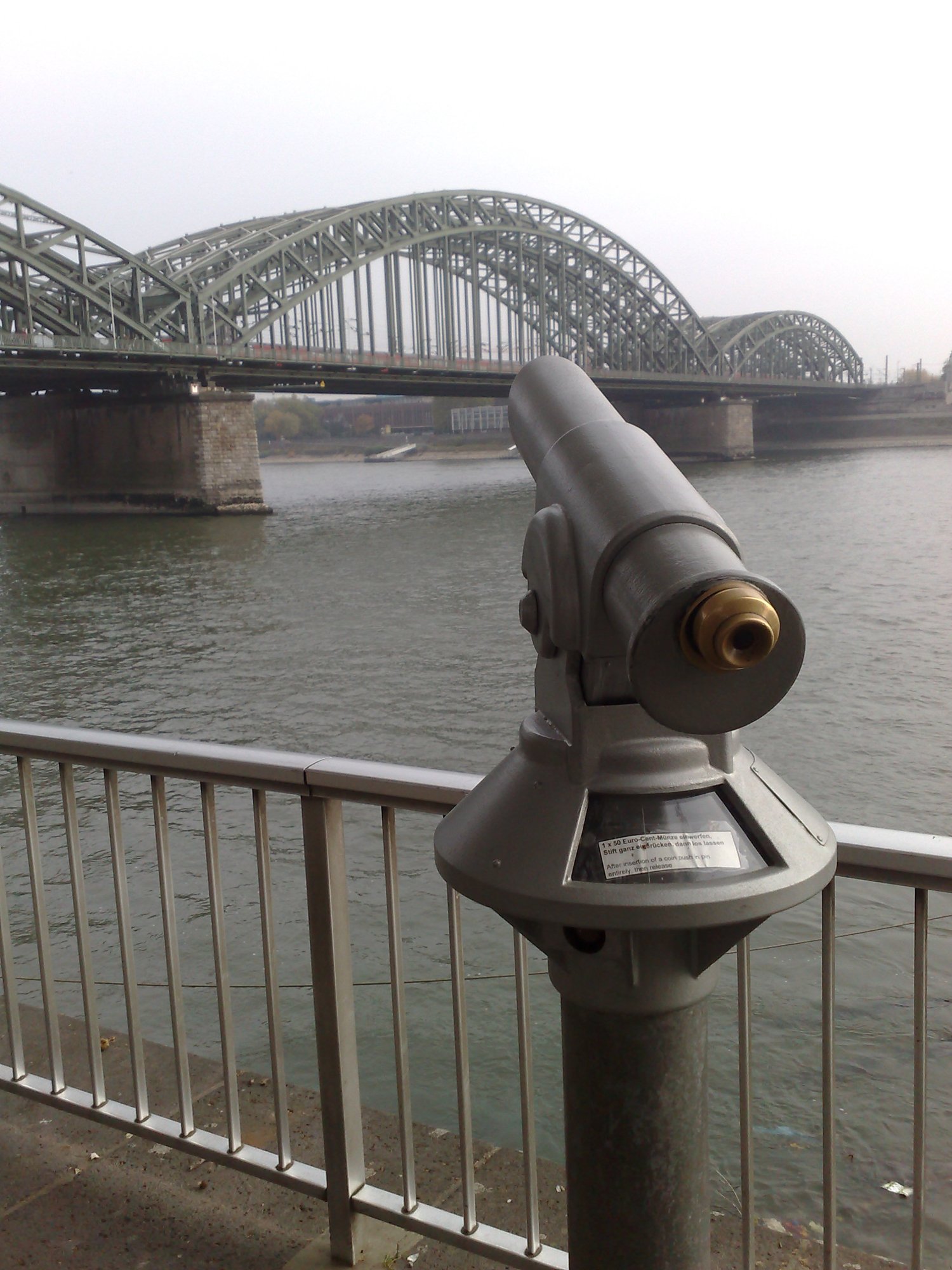 Watching them cross the Rhein