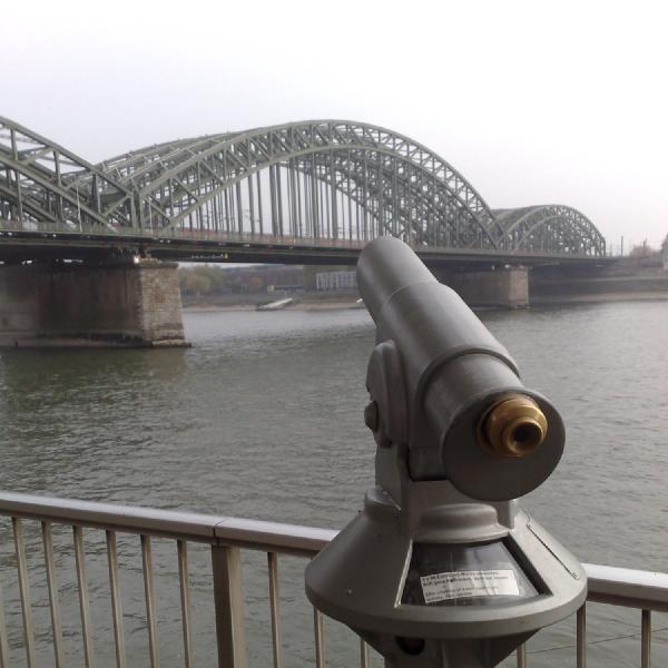 Watching them cross the Rhein