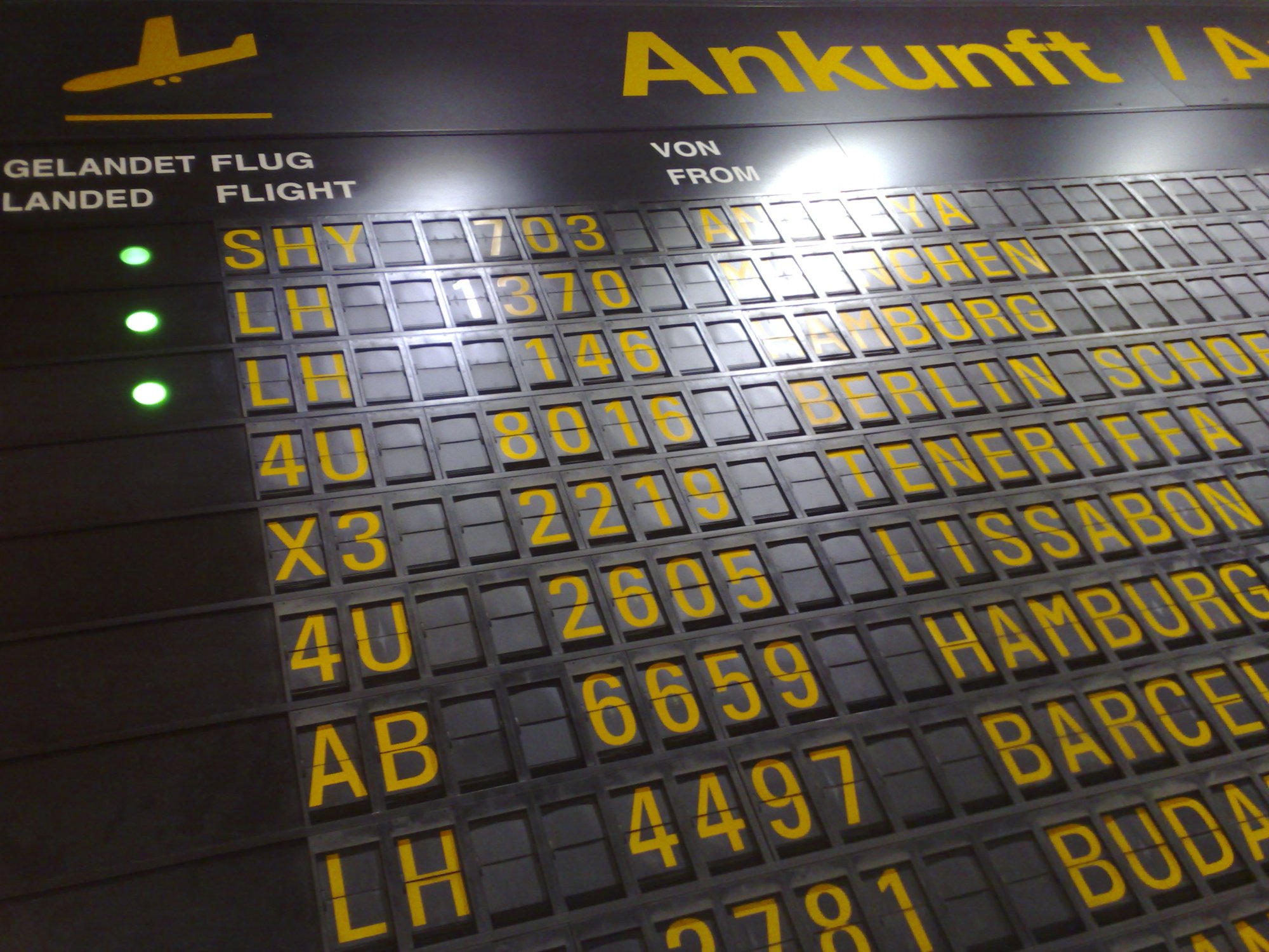 Arrivals