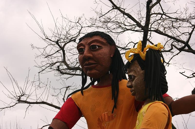 Olympic size puppets