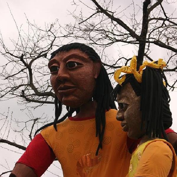 Olympic size puppets