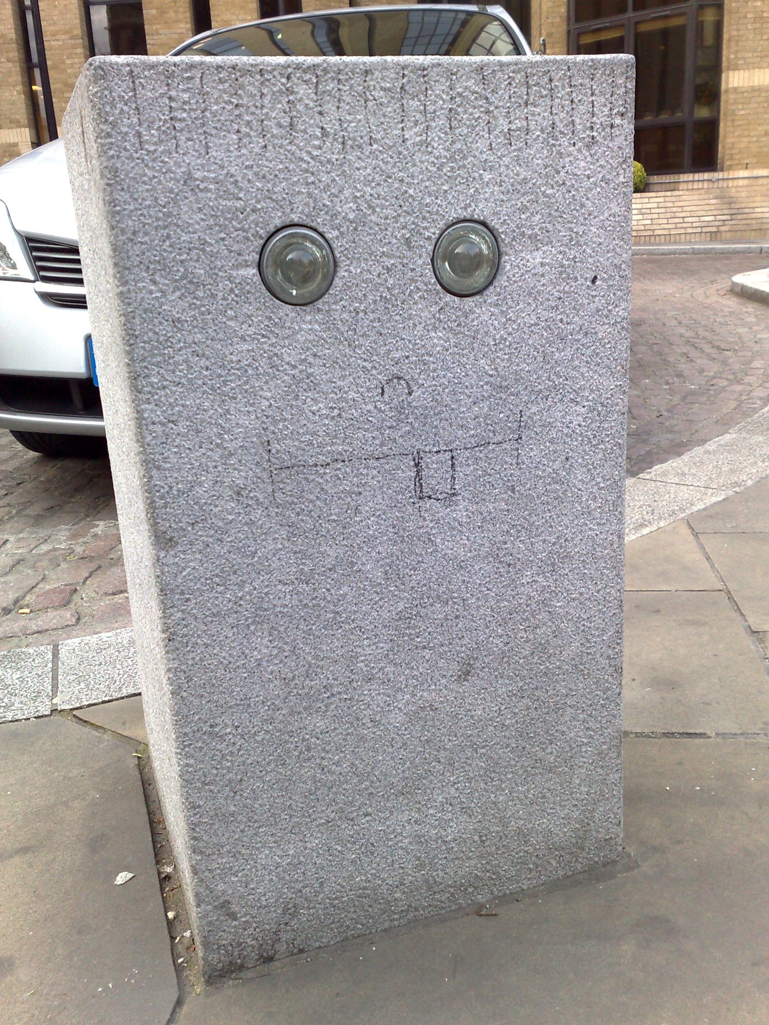 Stone faced