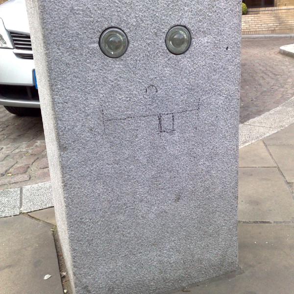 Stone faced