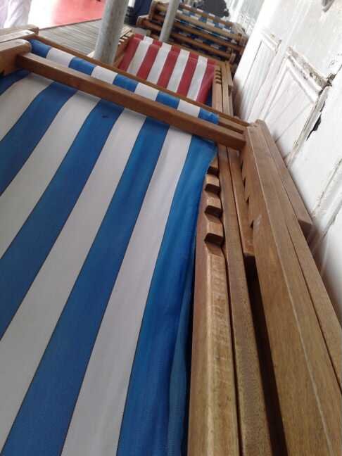 Lazy deck chairs