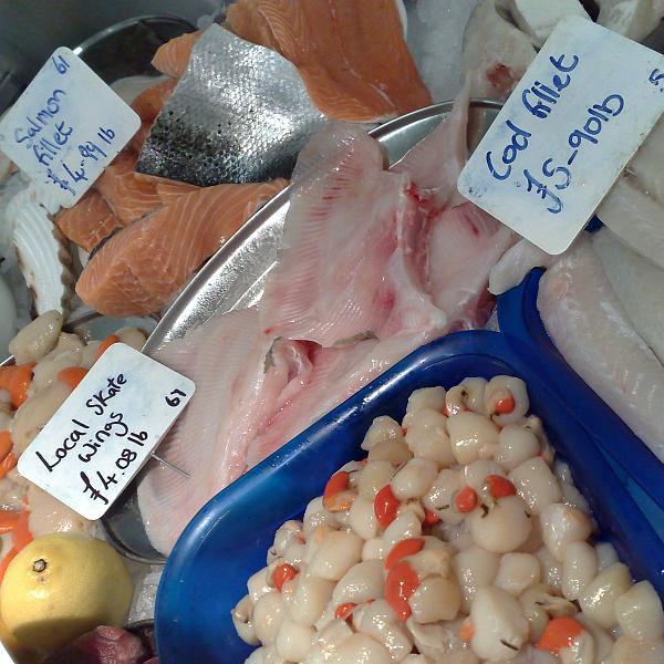 Fresh seafood
