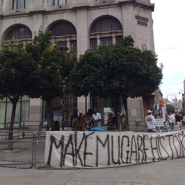 Make Mugabe History... get him the f*ck out of there!