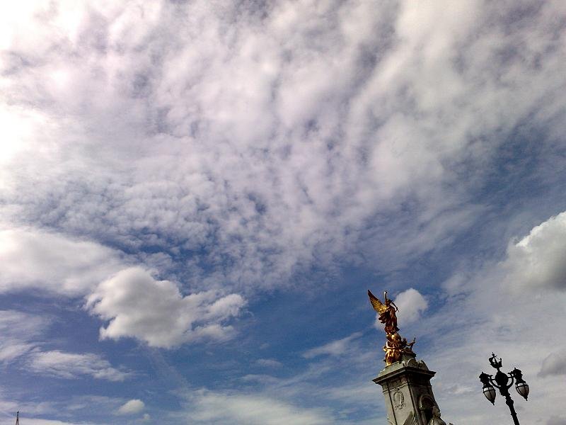 Outside Buck House