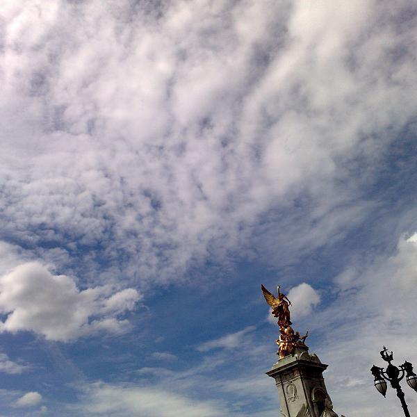 Outside Buck House