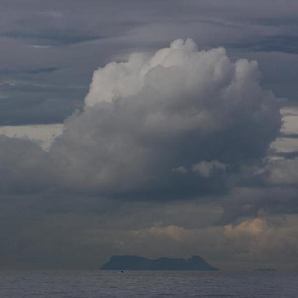 Clouds forming over Gibraltar