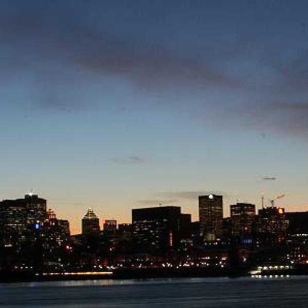 Montréal skyline at dusk