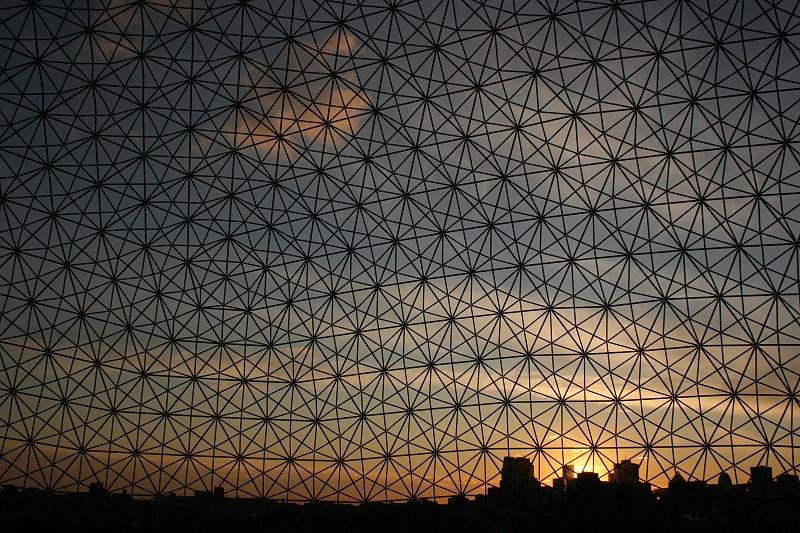 Montréal skyline from the Biosphere