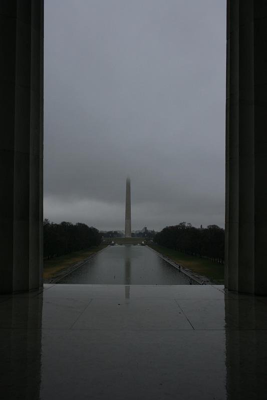 Monument in the mist