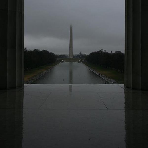 Monument in the mist