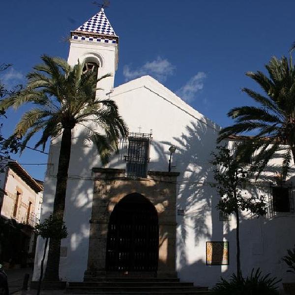 Palms by the church