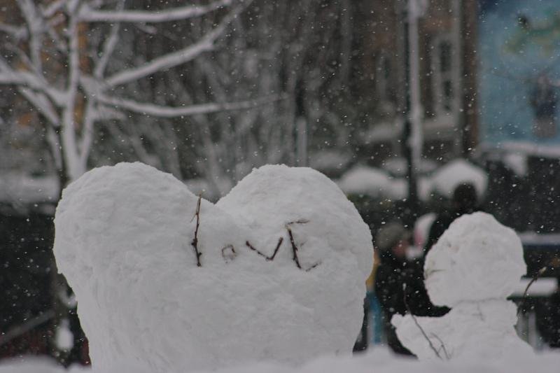 Snow heart