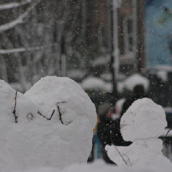 Snow heart