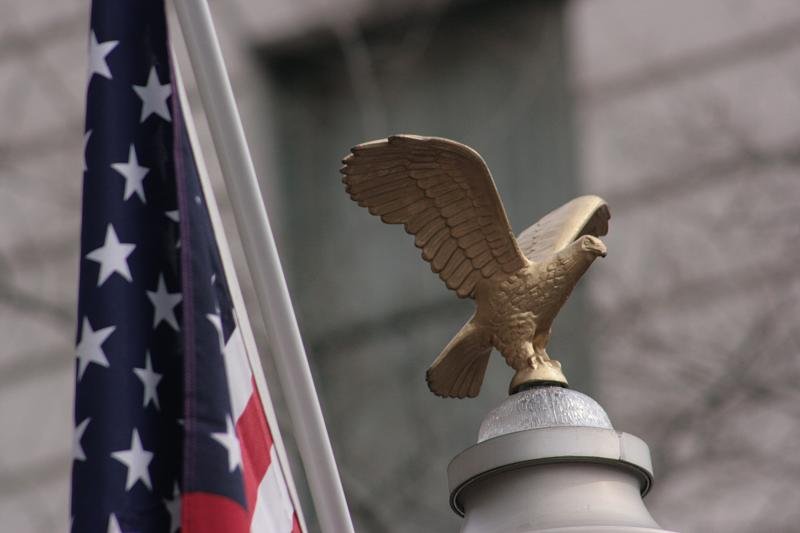 Tethered eagle