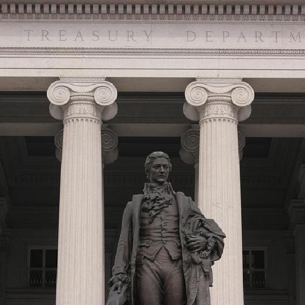 Treasury statue