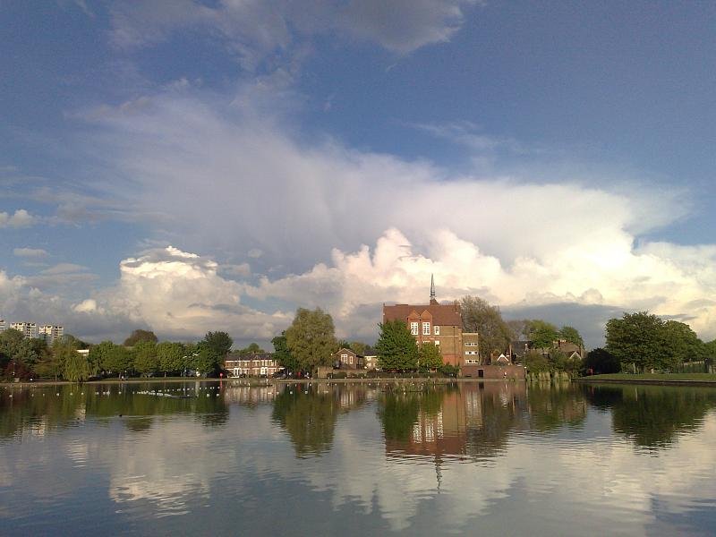 Burgess Park lake