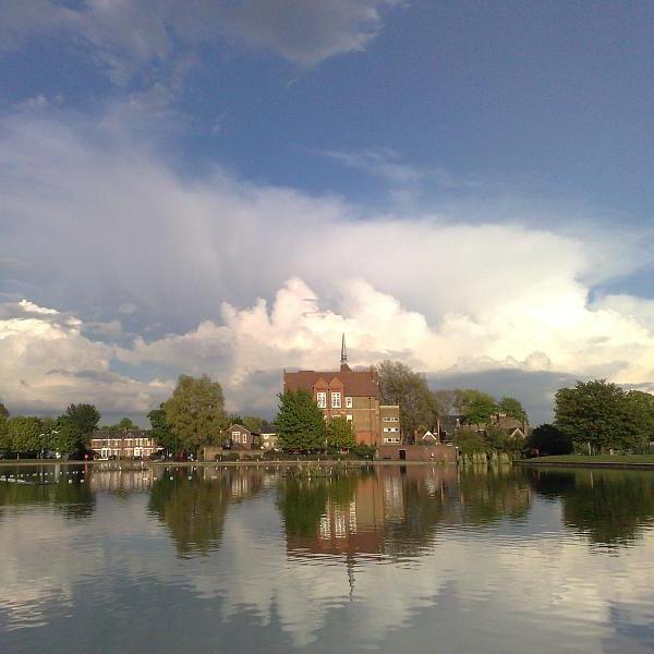 Burgess Park lake