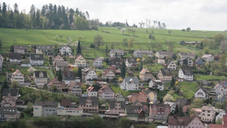 Houses on the hillside