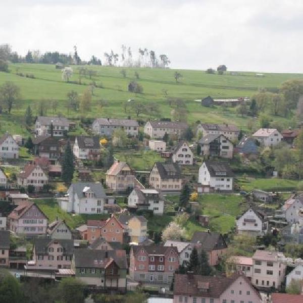 Houses on the hillside