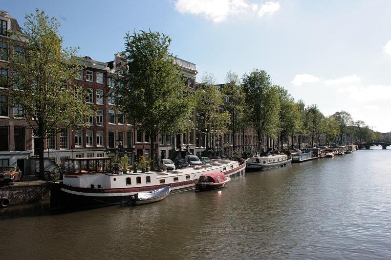 Lining the canal