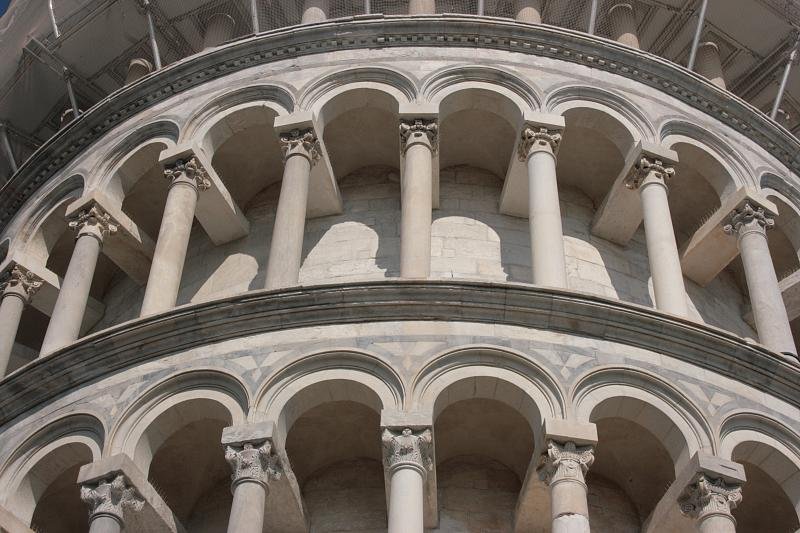 Leaning Tower of Pisa detail