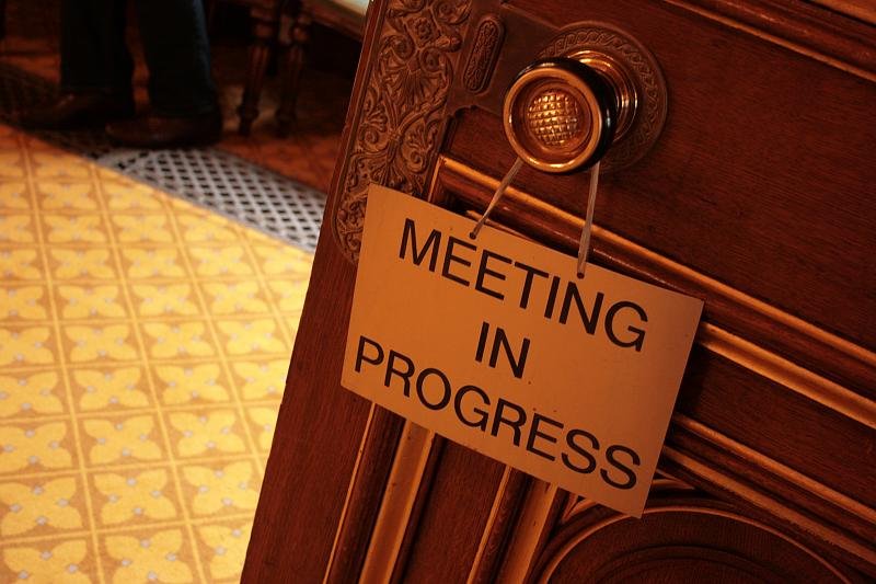 Meeting in progress