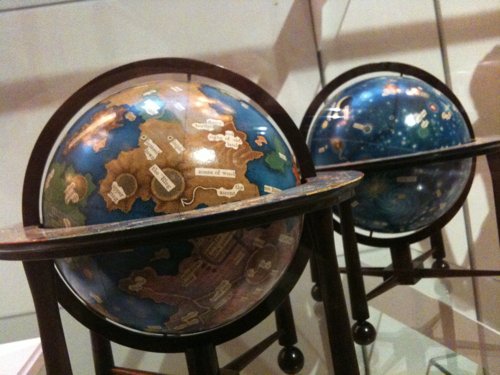 Globes in the V&A