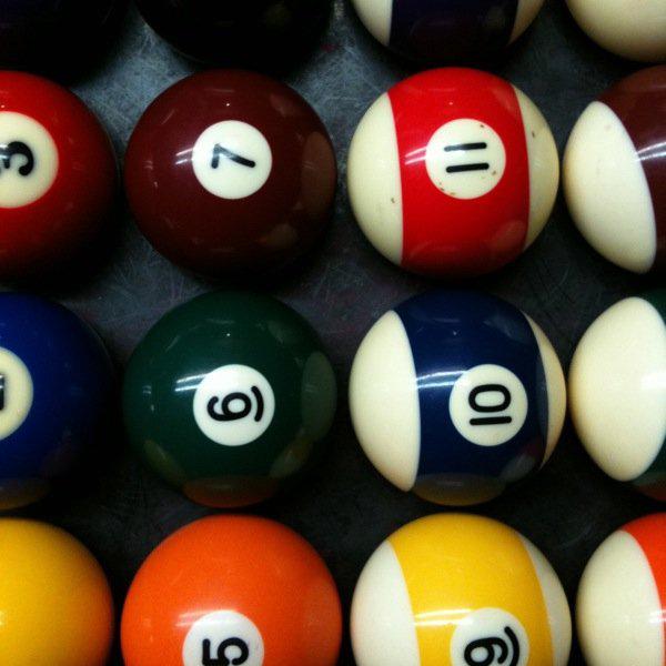 Numbered balls
