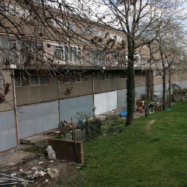 Boarded up