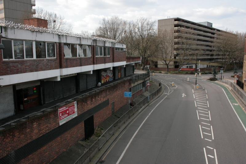 Driving past the Heygate