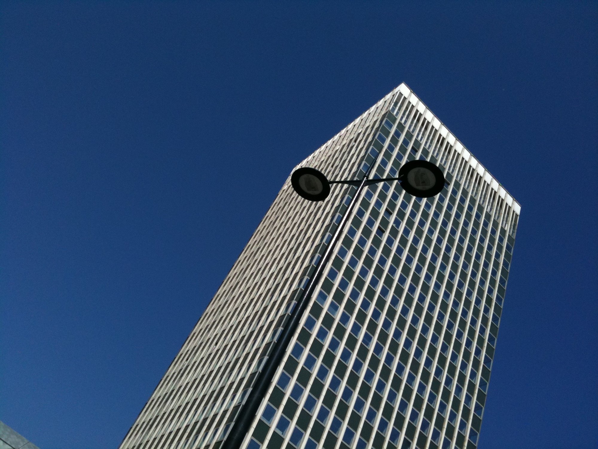 Looking up at Marble Arch