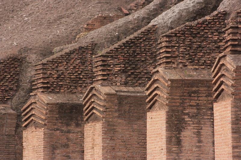 Brickwork in the Colloseum