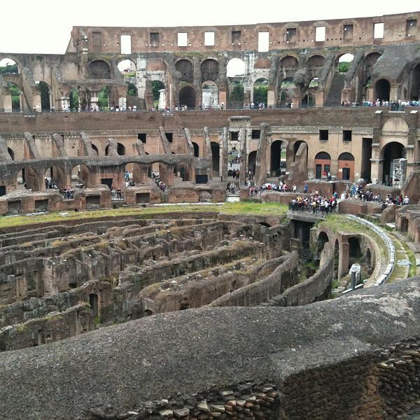 Inside the Colloseum