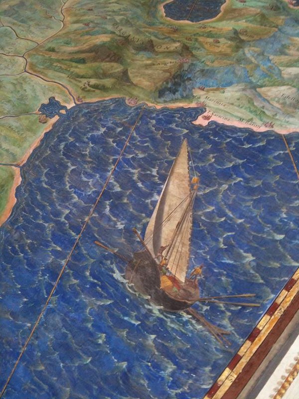 Sailing onto the map
