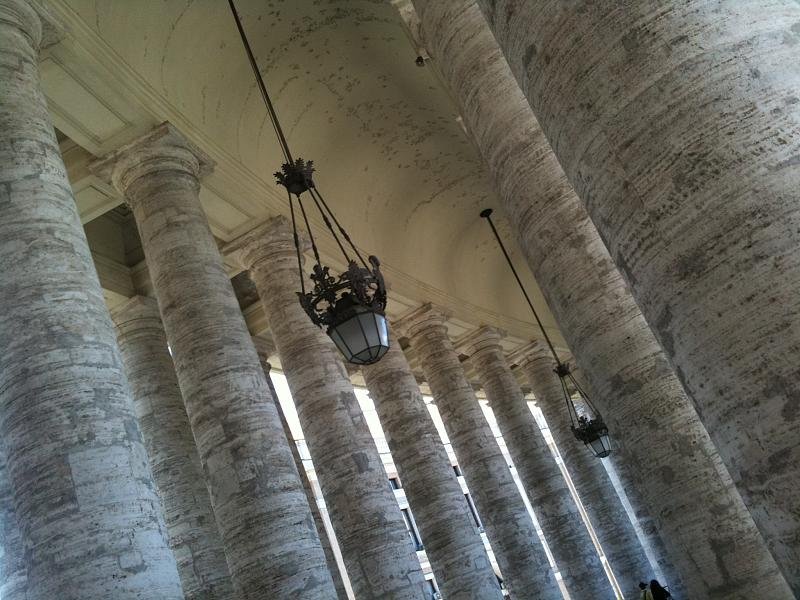 Vatican walkway
