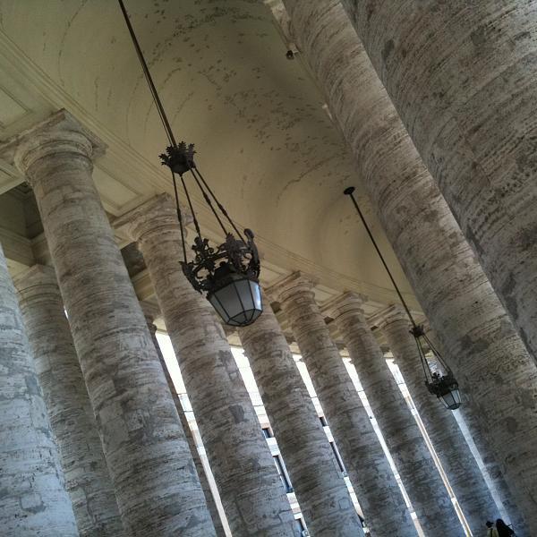 Vatican walkway