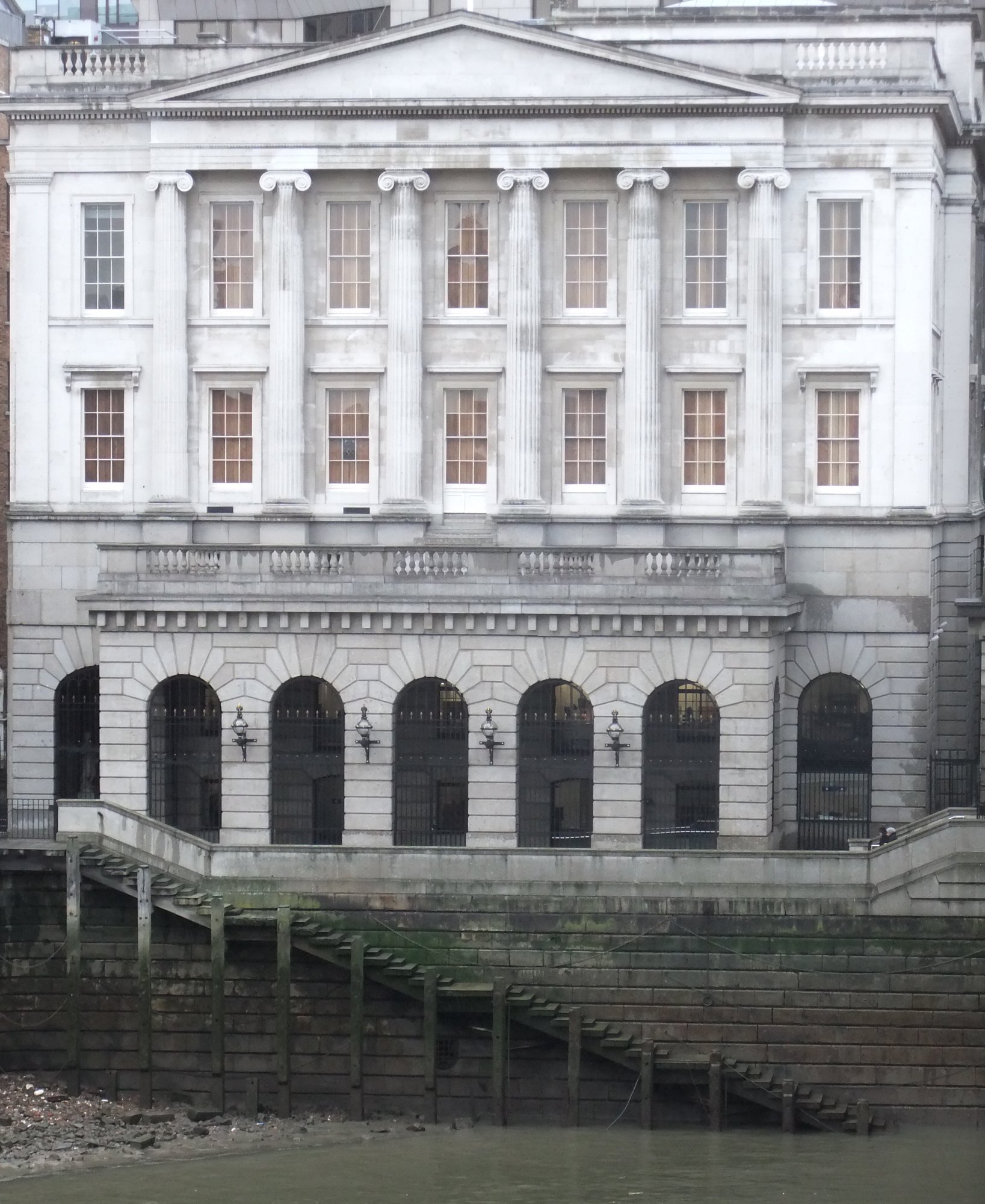 Steps into the Thames