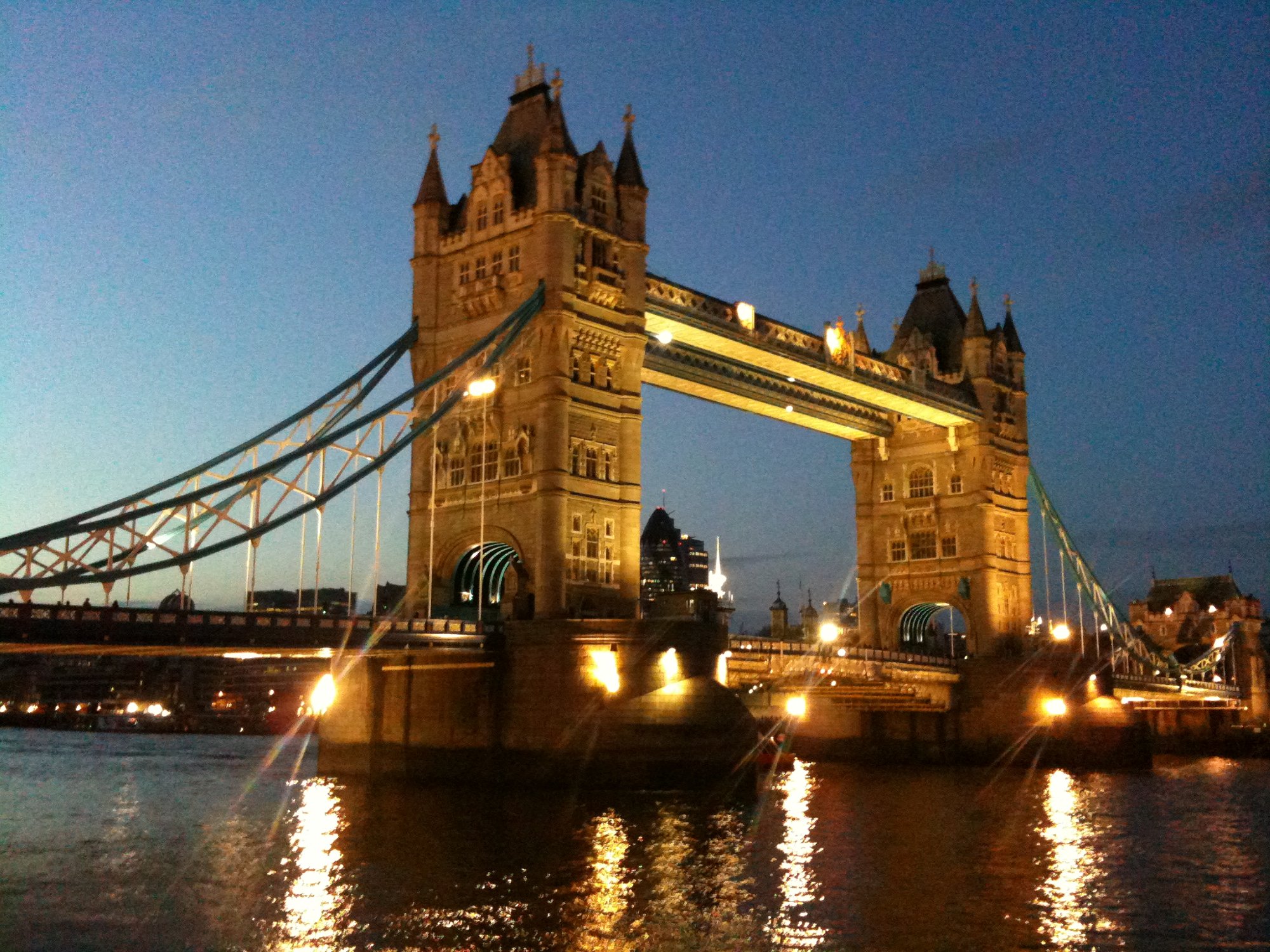 Tower Bridge at dusk