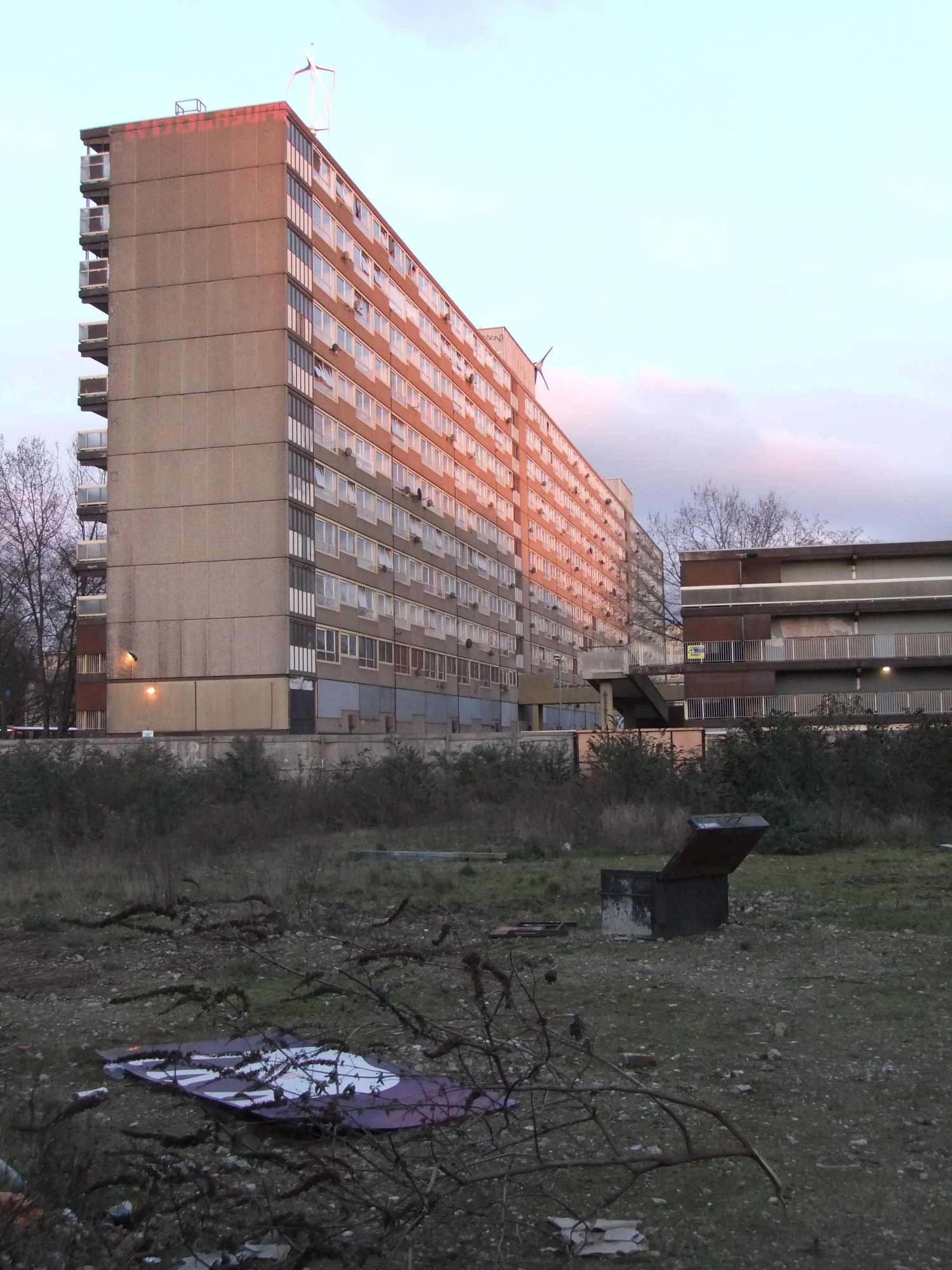 Turned into wasteland