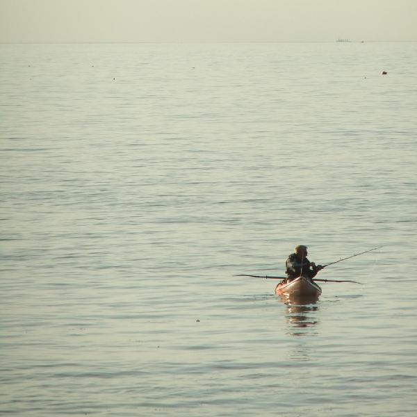 Canoe fishing